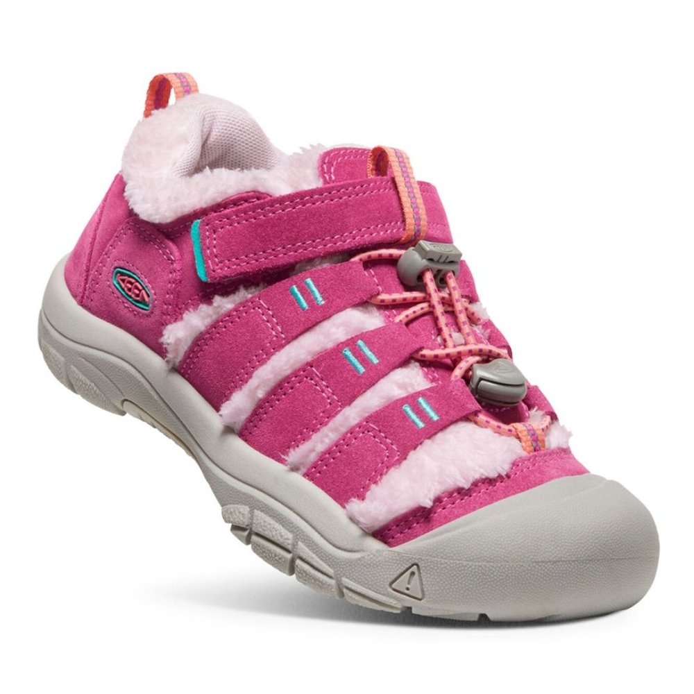 Keen Leather Newport Youth Big Kids Girls Pink Sneakers Shoes Sz 5 6 7 NEW